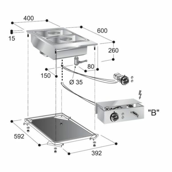 ELEMENT DE BAIN-MARIE