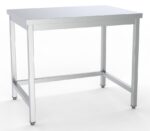 600 TABLE EN INOX ESSOUS OUVERT DÉMONTABLE 1000