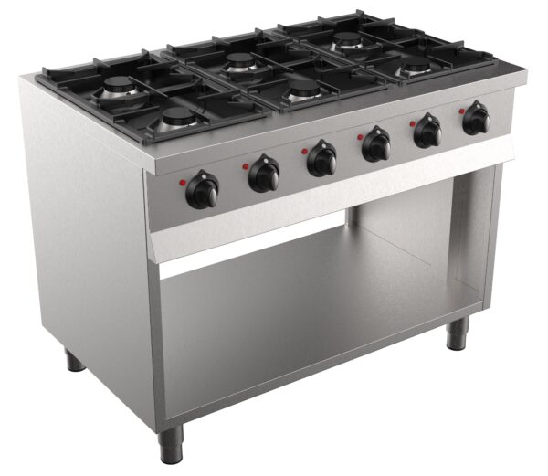 BASE 700 CUISINIERE A GAZ 6 BR.