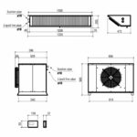 GROUPE POUR CHAMBRE FROIDE SPLIT TYPE NÉGATIF 10.88-21.1 M3