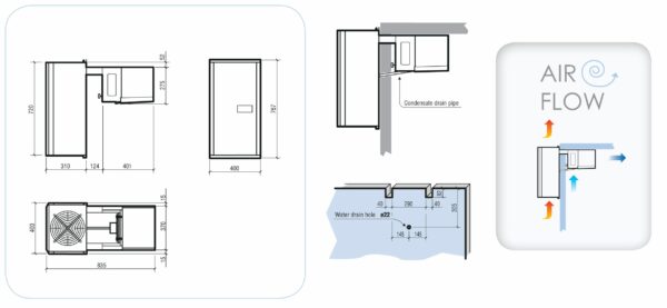 GROUPE POUR CHAMBRE FROIDE TYPE NÉGATIF 3,5-4,7 M3 SMALL