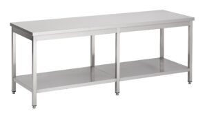 700 TABLE EN INOX ÉTAGÈRE 2100