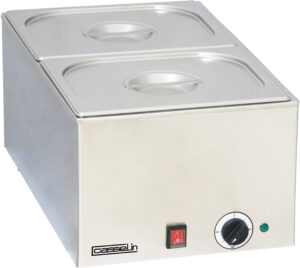 Bain-marie avec 2 x GN 1/2