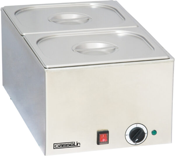 Bain-marie avec 2 x GN 1/2