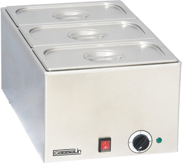 Bain-marie avec 3 x GN 1/3