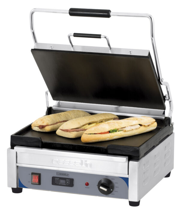 Grill Panini Grand Premium Lisse - Lisse avec minuteur