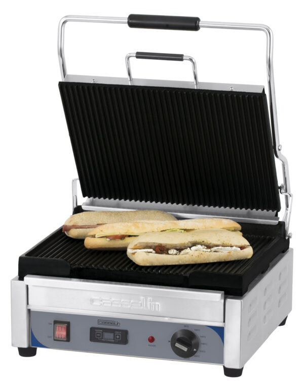 Grill Panini Grand Premium Rainurée - Rainurée avec minuteur