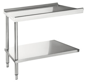 Table d’entrée ou de sortie en inox pour lave-vaisselle 1200 mm