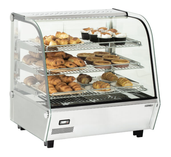 Vitrine chauffante 120L