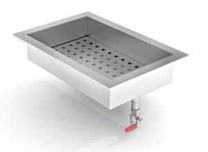 BAC À GLACE PILÉE INTÉGRÉ 1/1 GN