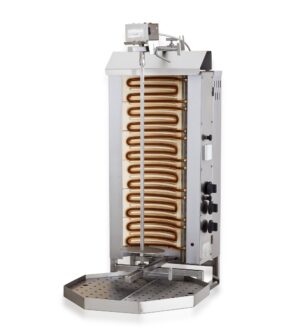 GYROS GRILL ELECTRIQUE MOTEUR AU-DESSUS 6 ZONES DE CHAUFFAGE