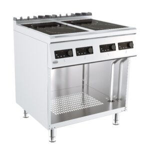 BASE 700 CUISINIÈRE AVEC PLAQUE À INDUCTION ELECTRIQUE 4 PL.