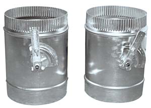 SOUPAPE D'ALUMINIUM Ø 200