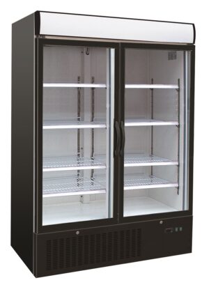 CONGÉLATEUR 2 PORTES EN VERRE