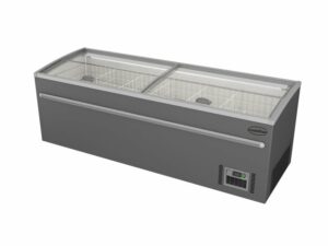 CONGÉLATEUR BAHUT POUR SUPERMARCHÉ GRIS 2500 DÉGIVRAGE AUTOMATIQUE
