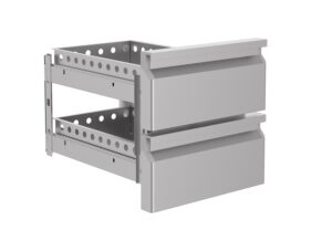 BLOC DE TIROIRS 1/2 7489.5075 - 7489.5080 - 7489.5082 Combisteel donne pas de garantie sur le montage du kit tiroirs