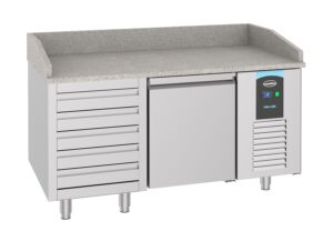 TABLE PRÉP POUR PIZZA 1 PORTE 5 TIROIRS