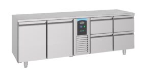 700 TABLE RÉFRIGÉRÉE 2 PORTES ET 4 TIROIRS MONOBLOCK ENERGY LINE