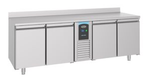 700 TABLE RÉFRIGÉRÉE BORD RELEVÉ 4 PORTES MONOBLOCK ENERGY LINE