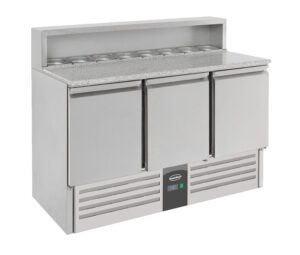 TABLE PRÉP POUR PIZZA 3 PORTES