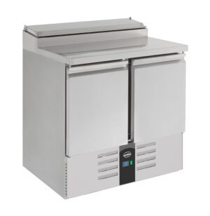 SALADETTE RÉFRIGÉRÉE 2 PORTES 5x1/6GN RÉCIPIENT