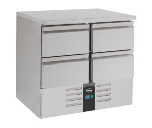 TABLE RÉFRIGÉRÉE 4 TIROIRS