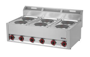 Fourneau électrique à poser 6 feux T 99