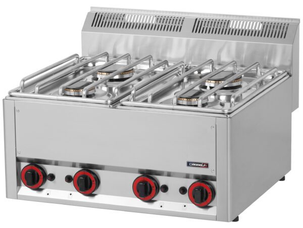 Fourneau gaz à poser 4 feux P 66