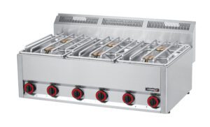 Fourneau gaz à poser 6 feux L 99