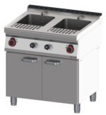 Cuiseur à pâtes avec soubassement 2x23 litres 80