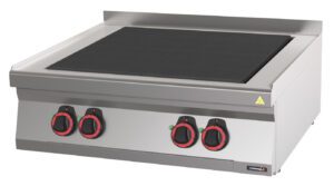 Fourneau électrique à poser 4 plaques coup de feu 80