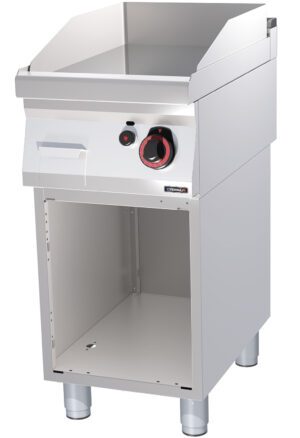 Plaque à snacker Chrome Lisse avec soubassement Gaz 40