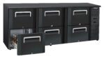 Arrière bar 3 x 2 tiroirs