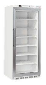 Armoire négative vitrée 600 L Blanche