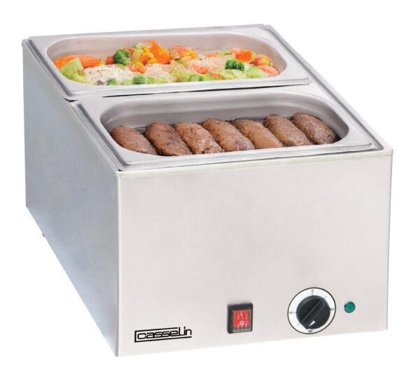Bain-marie avec 2 x GN 1/2