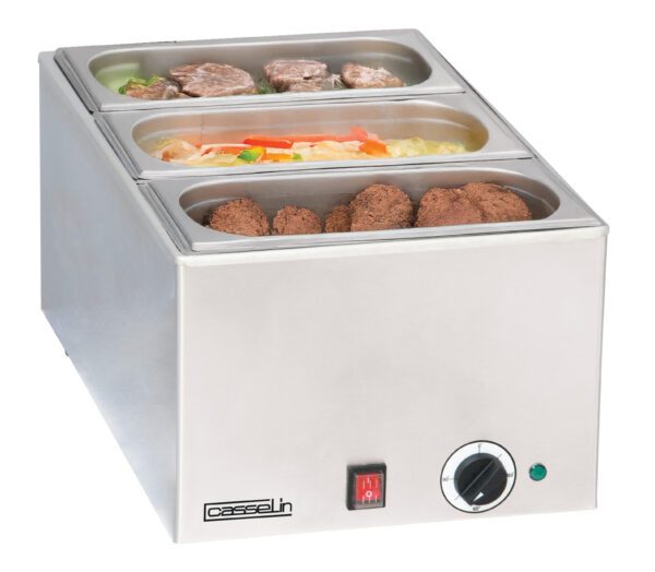 Bain-marie avec 3 x GN 1/3