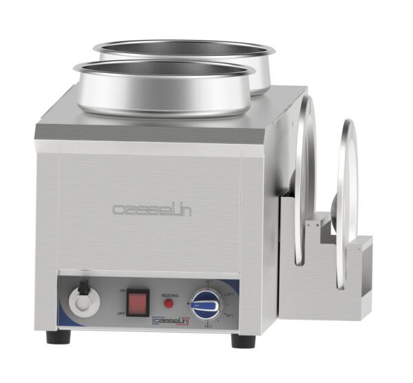 Bain-marie à eau à sauce 2 x 7,5L - Matériel professionnel Casselin