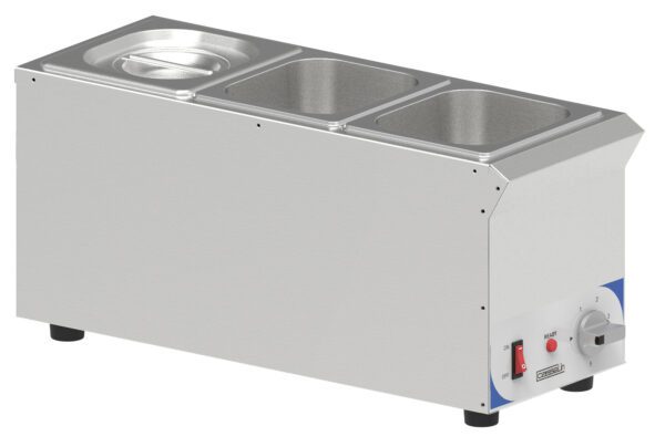 Bain-marie à sauce 3 x GN 1/6 compact - Matériel professionnel Casselin