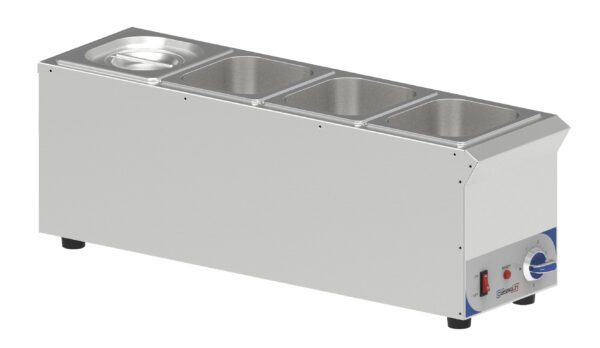 Bain-marie à sauce 4 x GN 1/6 compact - Matériel professionnel Casselin