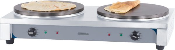 Crêpière double 40 électrique - Matériel professionnel Casselin
