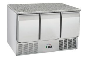 Desserte réfrigérée 3 portes GN 1/1 Granit