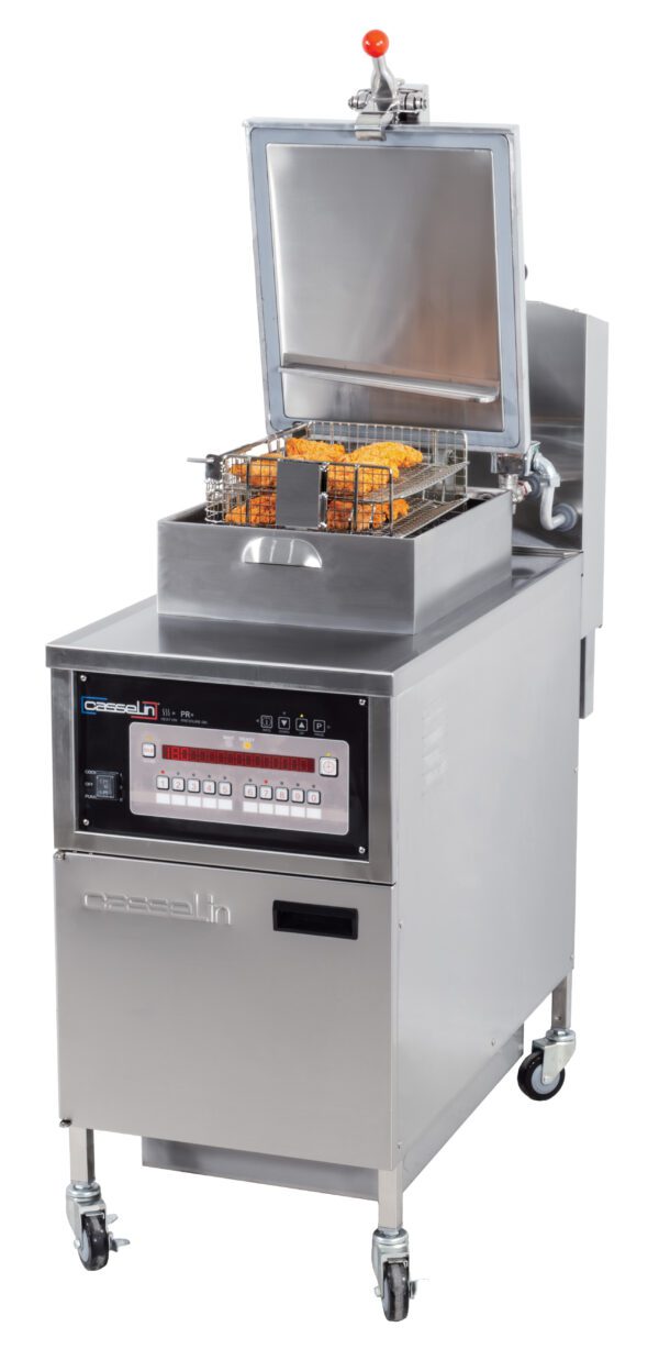 Friteuse électrique à pression avec filtration 25 litres - Matériel professionnel Casselin