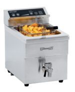Friteuse à induction avec vanne de vidange 8 litres