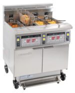 Friteuse électrique avec filtration 4 x 12 litres 17+17kW