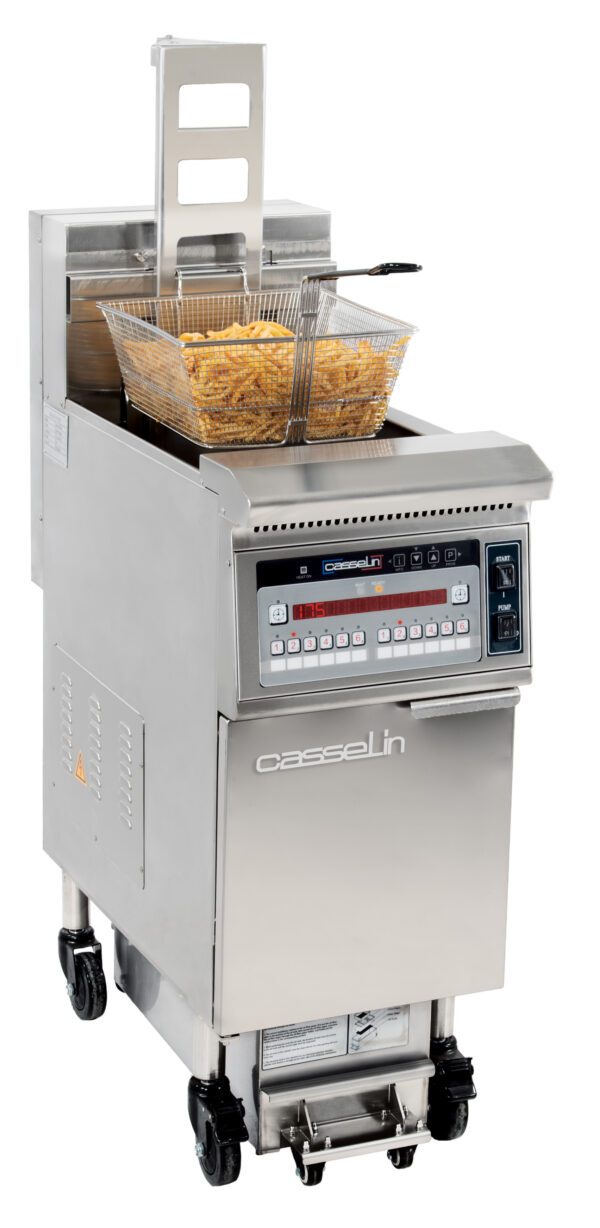 Friteuse électrique avec relevage automatique et filtration 22 litres 17kW