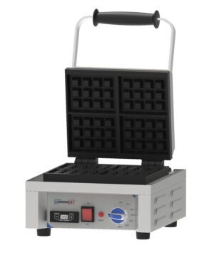 Gaufrier simple ouverture 90° - 4 mini gaufres