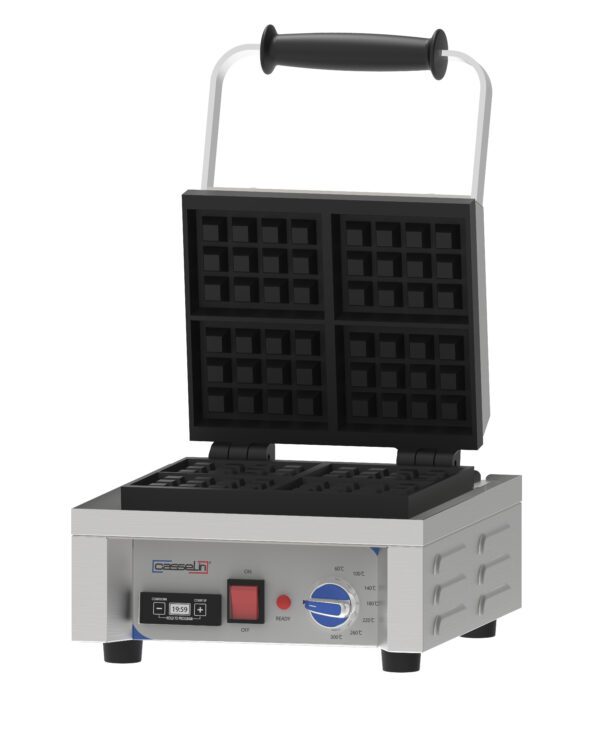 Gaufrier simple ouverture 90° - 4 mini gaufres