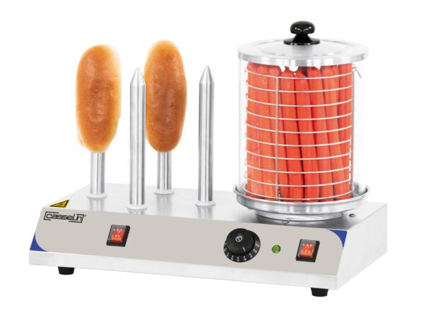 Appareil à hot-dog électrique 4 plots - Matériel professionnel Casselin