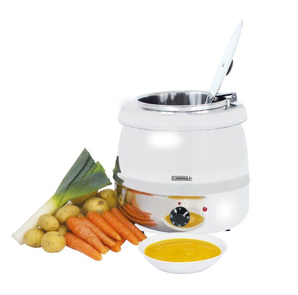 Soupière 9 litres Inox - Matériel professionnel Casselin