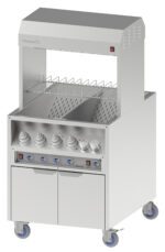 Poste de salage chauffe sauce traversant 800